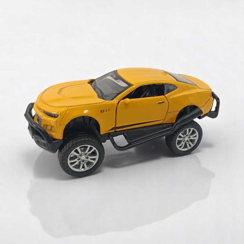 Yellow Metal Car