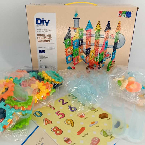 DIY Multicolour Pipe Building Blocks Giftmandu