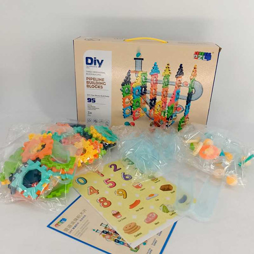 DIY Multicolour Pipe Building Blocks