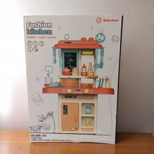 36-Piece Multicolour Kitchen Play Set Giftmandu