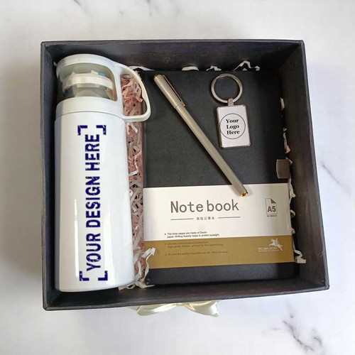 Personalize Employee Gift Box (Pen, Notebook, Keyring & Bottle)