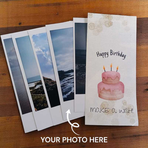 Personalized Birthday Gift Set – Custom Photos with Tag