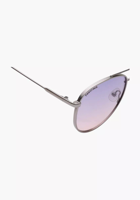 Fastrack UV Protected Purple Lens 55 MM Aviator Sunglasses M256PR5