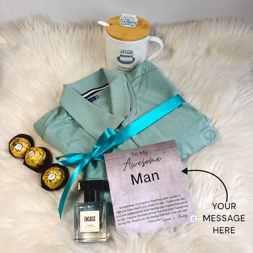 Birthday T-shirt, Sweet and Perfume Hamper