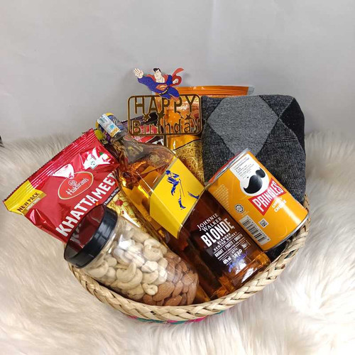 Birthday Beverage Combo with Whisky 1000ml, & Snacks