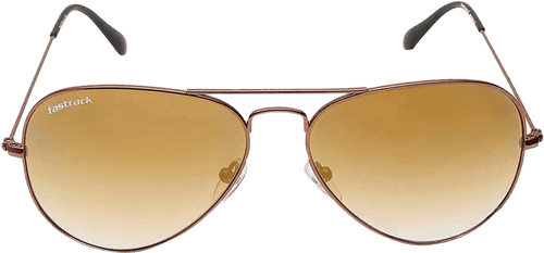 Gold Aviator Sunglasses from Fastrack-M165BR37G