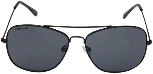 Fastrack UV Protected Black Lens 56 MM Navigator Sunglasses M254BK5