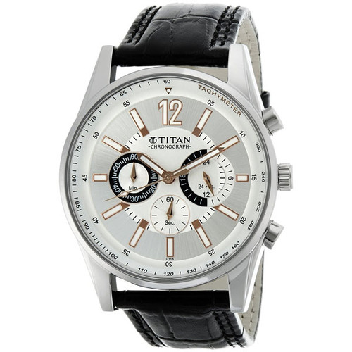Titan Silver Dial Analog Watch for Men (9322SL01)