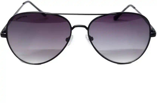 Fastrack Unisex Aviator Black Sunglasses -M258BK2