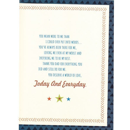 Dad No One Can Ever Fill Your Shoes - Greeting Card - Send Gifts to Nepal