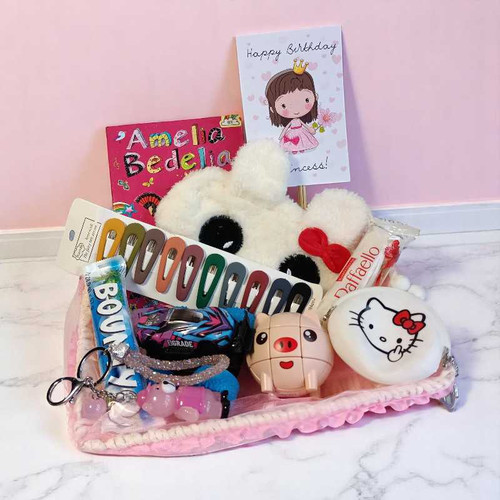 Birthday Gift with Storybook, Accessories & Cute Surprises for Little One