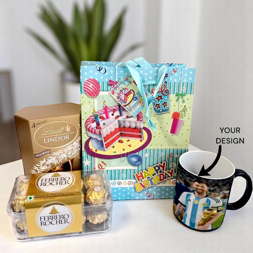 Indulgent Gift Set – Photo Mug with Chocolates