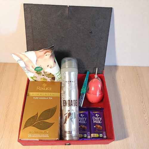 Beauty Gift Set with Perfume & Rakura Tea for Her