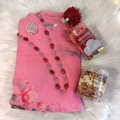 Glamour Gift Set with Sweets, Accessories and Saree
