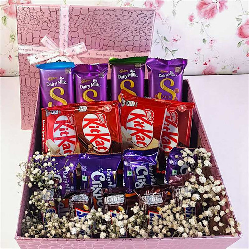 Assorted Cadbury, KitKat And Snickers Gift Box