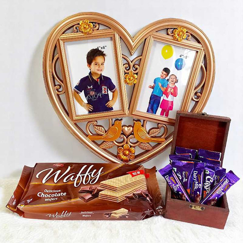 Cherished Treats Box with Heart-Shaped Frame