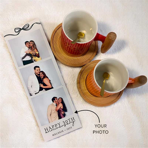 Anniversary Gift Set With Mugs And Personalized Card NKS-655 Giftmandu
