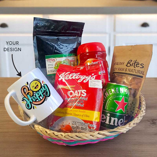 Healthy And Refreshing Gift Hamper with Personalized Mug