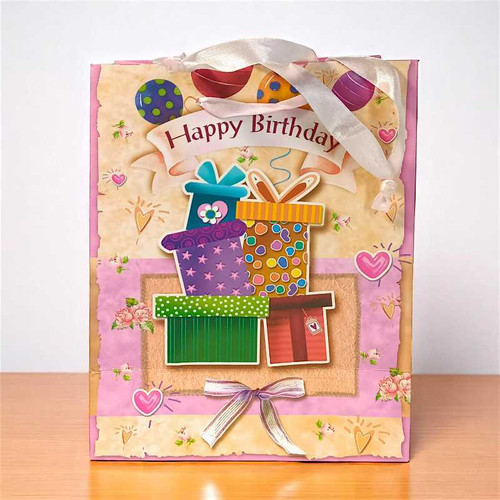 Happy Birthday Printed Paper Bag Happy Birthday Printed Paper Bag