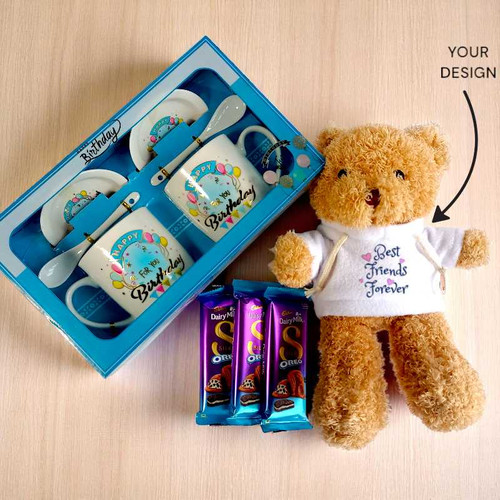 Silk Oreo, Mug And Personalized Teddy Hamper
