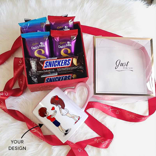Chocolates with Personalized Mug Gift Combo