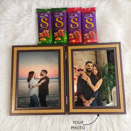 Chocolate Combo with Customizable Photo Frame