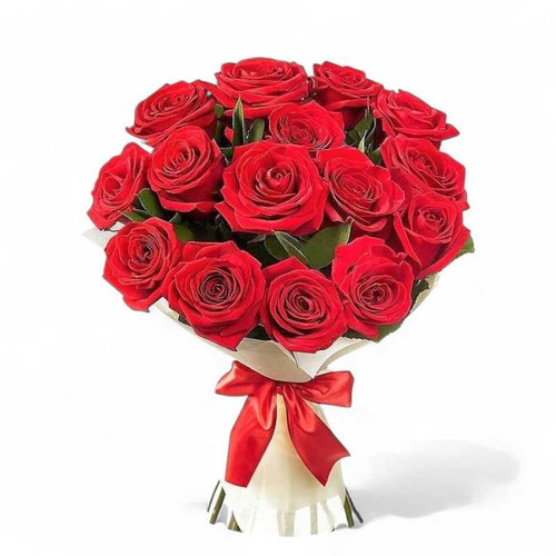 16 Red Roses Bouquet