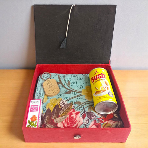 Wellness Gift Set with Shawl & Keychain for Her Wellness Gift Set with Shawl & Keychain for Her