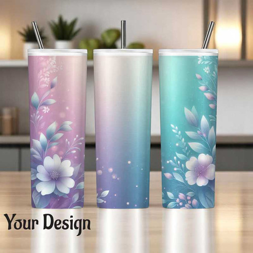 Personalized Tumbler Bottle with Straw TUM-7