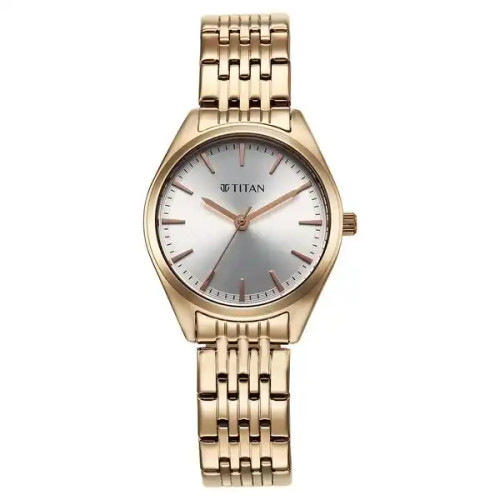 Titan Workmode Quartz Analog Silver Dial Watch For Women 95322WM01