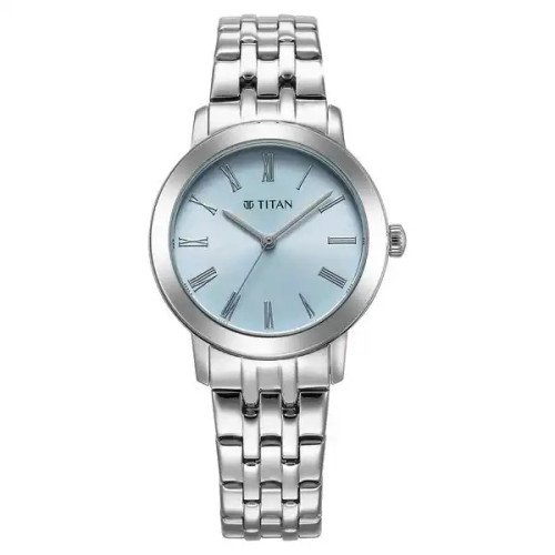 Titan Workmode Quartz Analog Blue Dial Watch For Women 95312SM01
