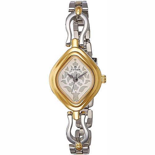 Titan White Dial Analog Watch for Women - (2536BM02)