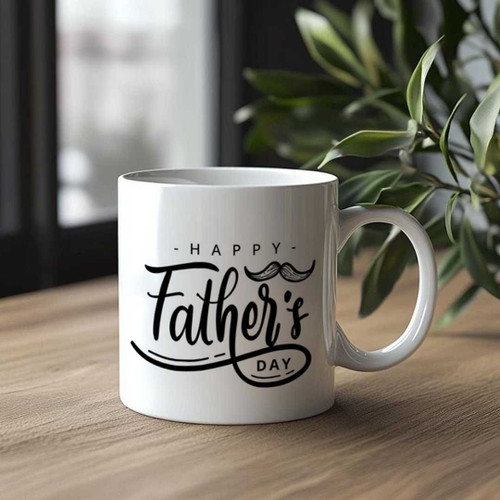 Happy Father's Day Printed on Mug RJ-2