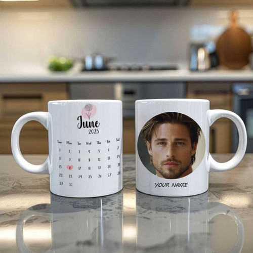 Birthday Special Mug with Printed Photo, Name & Date RJ-24