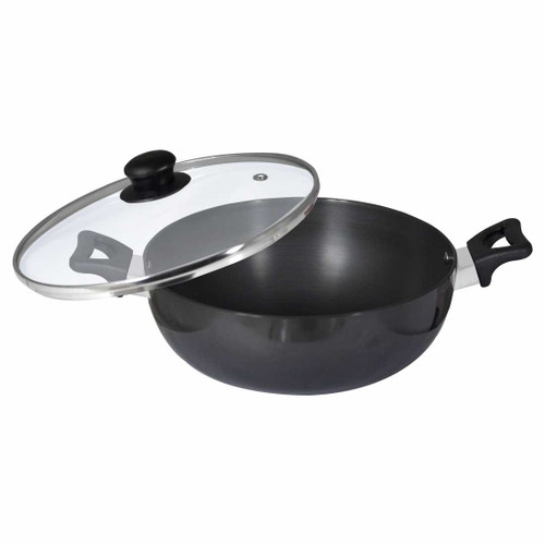 BHA 115 Hard Anodised Cookware Kadhai 28cm 10564