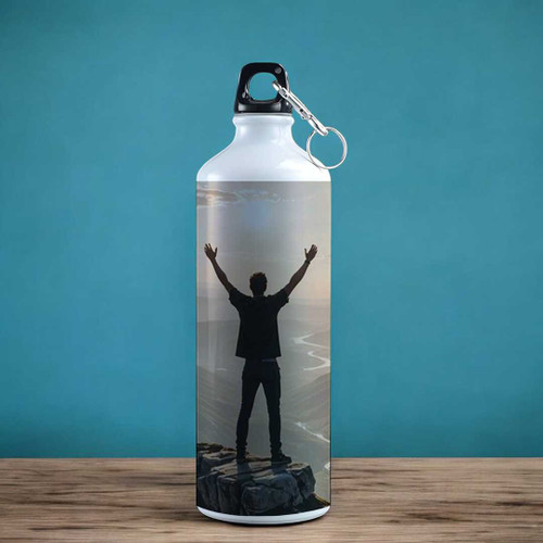 Personalized Aluminium Water Bottle with Your Photo -750ml RJ-30