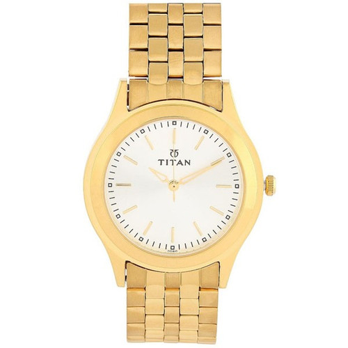 Titan Silver Dial Analog Watch for Men (1648YM01)
