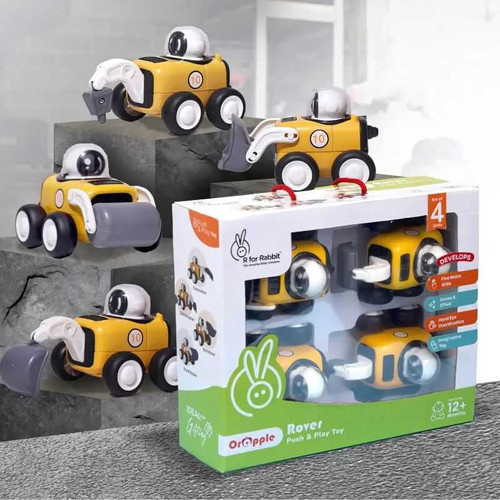 R for Rabbit Orapple Rover Mini Construction Vehicle Set for Kids-ORORYB01 ORORYB01