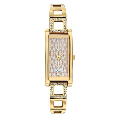 Titan RAGA White Dial Analog Watch for Women (9720YM02)