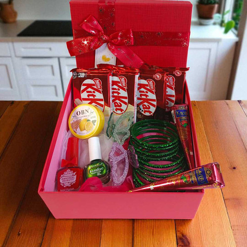 Festive Shrawan Treat Box with Chocolates JNK-4061