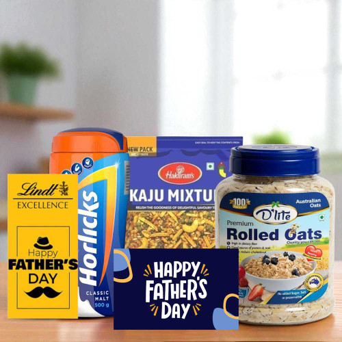 Wholesome Gift Hamper for Dad With Snacks SK-458