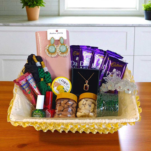 Shrawan Beauty & Ritual Gift Basket JNK-4072