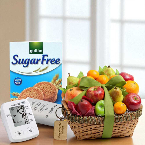 Healthy & Heartfelt Gift for Dad With Fresh Fruit SK-477