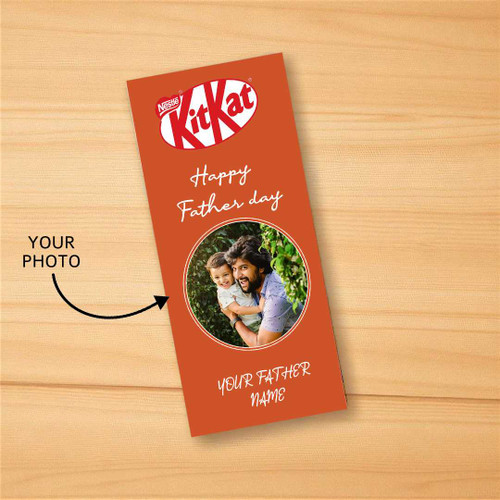 'Happy father's Day' Printed Wrapper Nestle Kitkat-150g SK-486