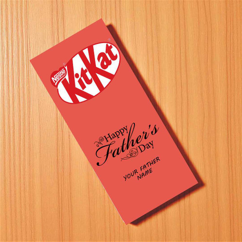'Happy Father's Day' Printed Wrapper With Nestle Kitkat-150g SK-487