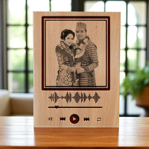 Personalized Wooden Plaque with Photo RJ-176