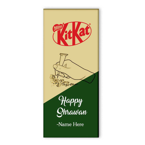 Personalized Name Chocolate Wrapper on Kitkat 150g RJ-193