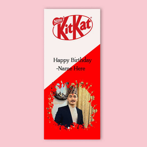 Your Photo Printed Wrapper on Kitkat Coated Wafer-150g RJ-182