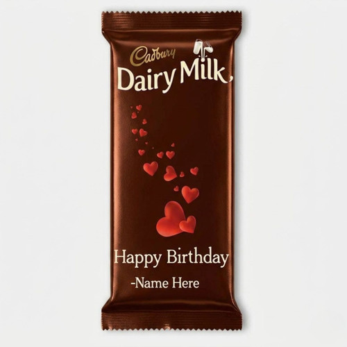 Birthday Chocolate with Personalize Wrapper