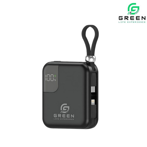 Green Mini Thunder Small Size Powerbank GLEMT